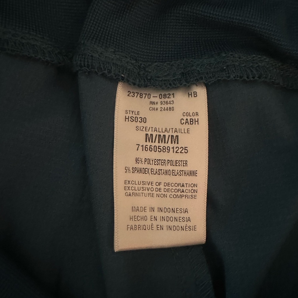 HeartSoul Scrub bottoms women’s SZ M